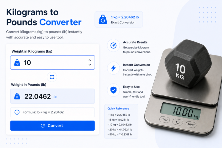 Kilograms to Pounds Converter