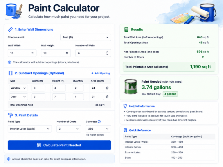 Paint Calculator